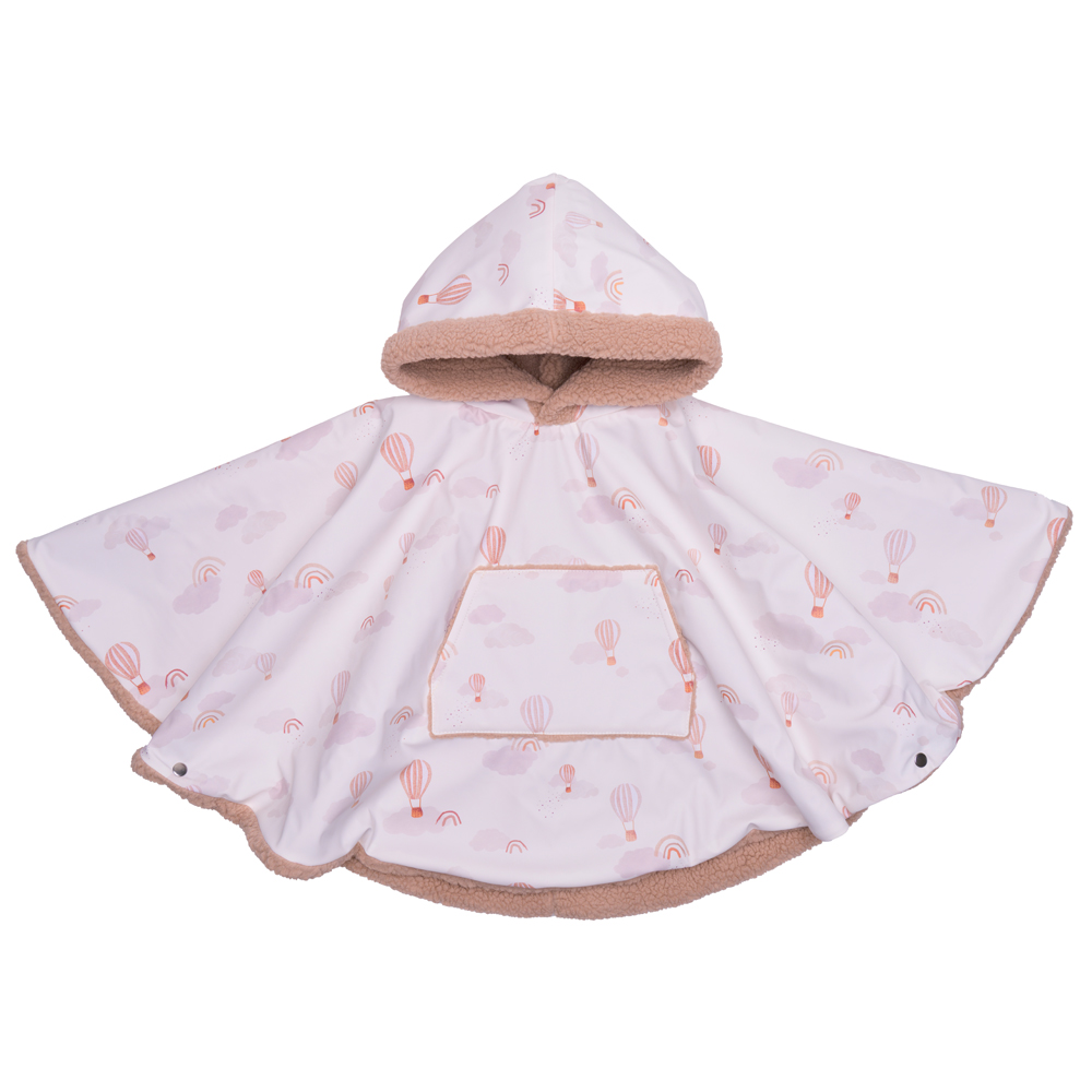 BB&Co | Poncho Outdoor Montgolfières/Sherpa Ourson 12-36m