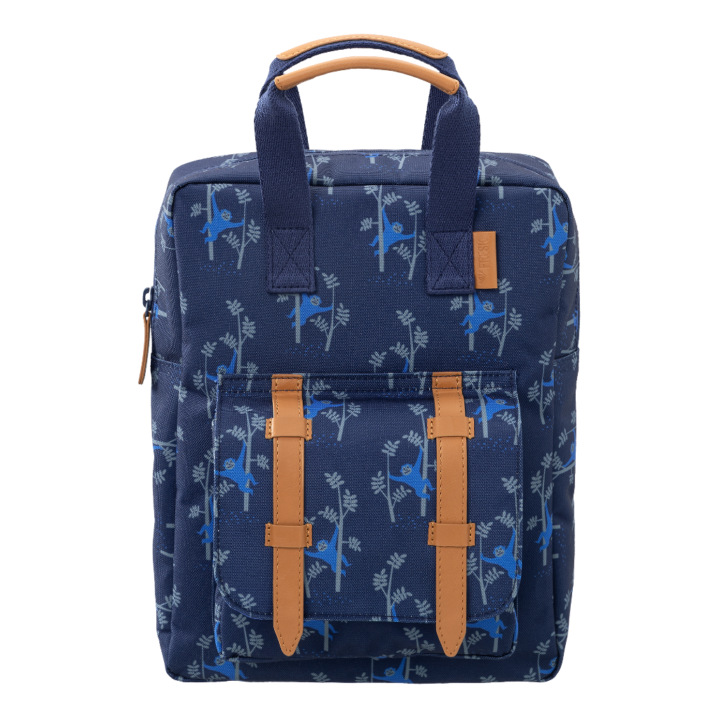 Fresk | Rugzak Monkey Blauw 28x21x8cm