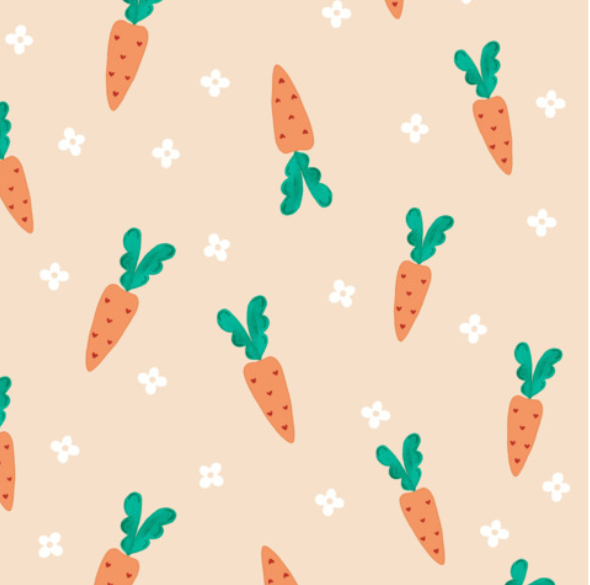 Duni | Servetten Carrot Charm 3-laags 24x24cm 20-pack