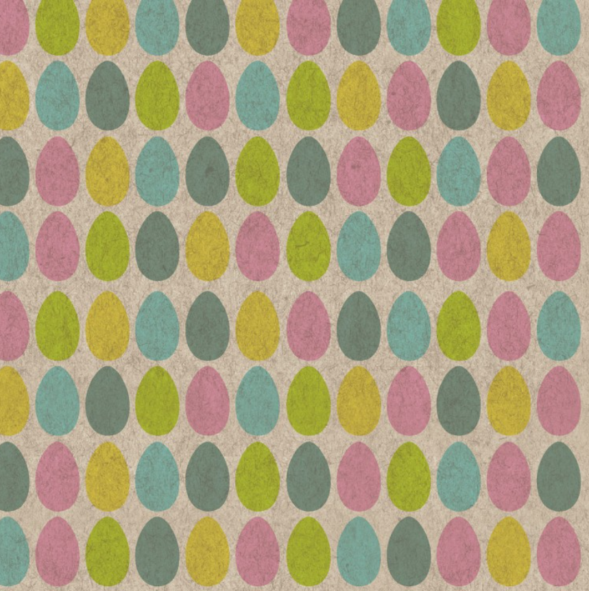 Duni | Servetten Eggy Bunny 2-laags Recycled Tissue 24x24cm 12-pack