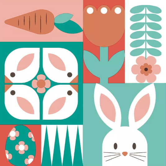 Duni | Servetten Easter Square 3-laags 33x33cm 20-pack