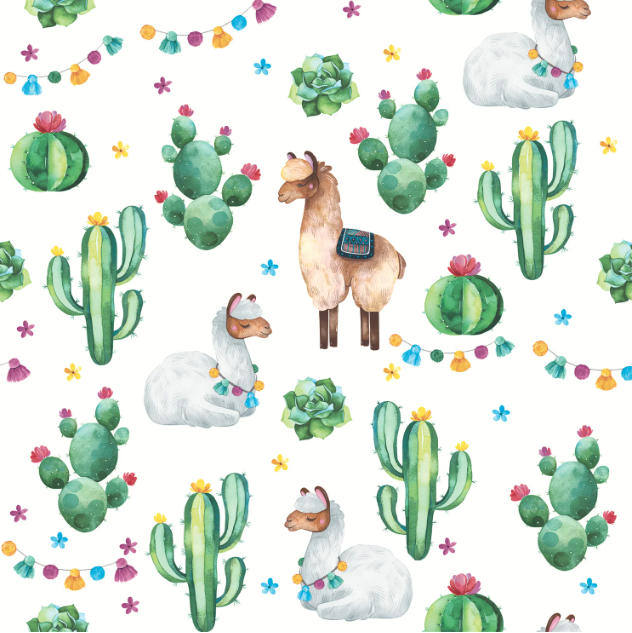 Duni | Servetten Lamas 3-laags 33x33cm 20-pack  