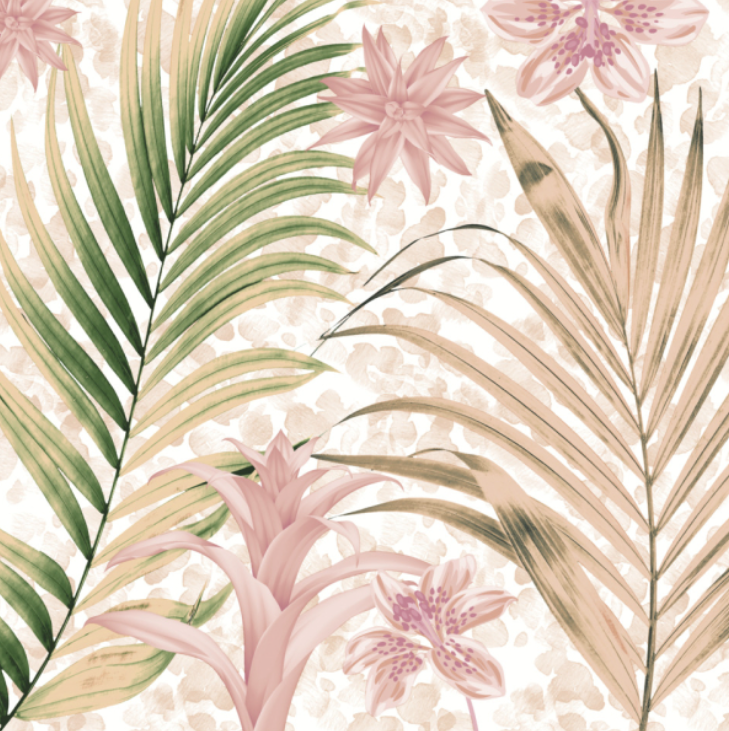 Duni | Servetten Wild Palms 3-laags 33x33cm 20-pack