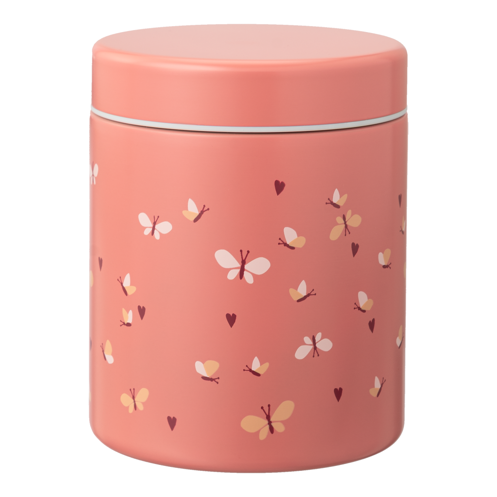 Fresk | Thermos Butterfly Nordic Food Jar Roze 500ml