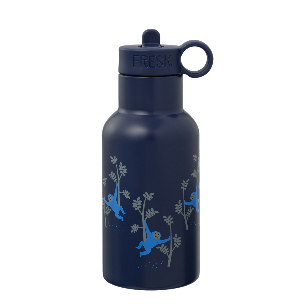 Fresk | Thermosfles Monkey Nordic Drinkfles Blauw 350ml