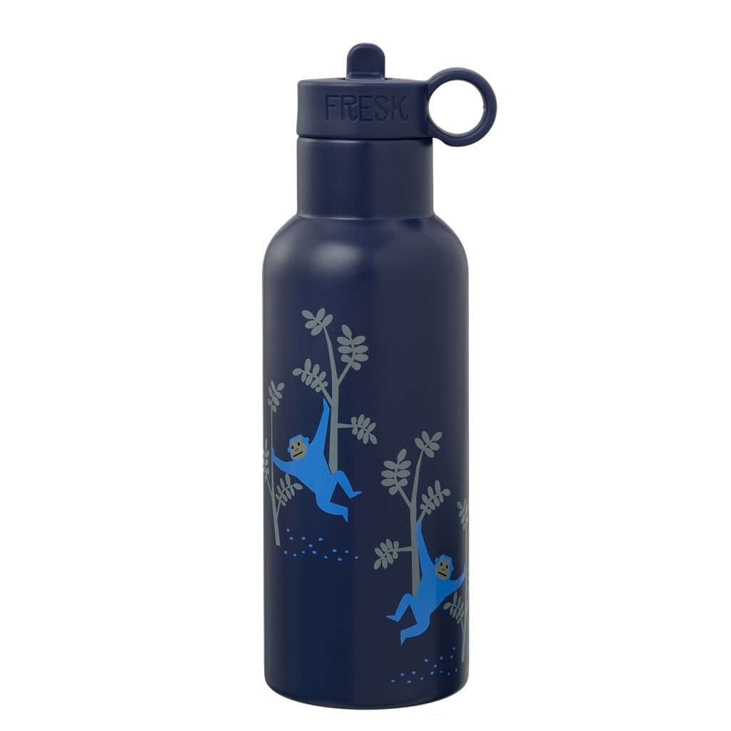 Fresk | Thermosfles Monkey Nordic Drinkfles Blauw 500ml