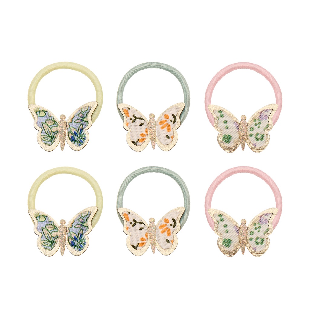 Mimi & Lula | Haarelastiek Floral Butterfly Mini Ponies 6-pack
