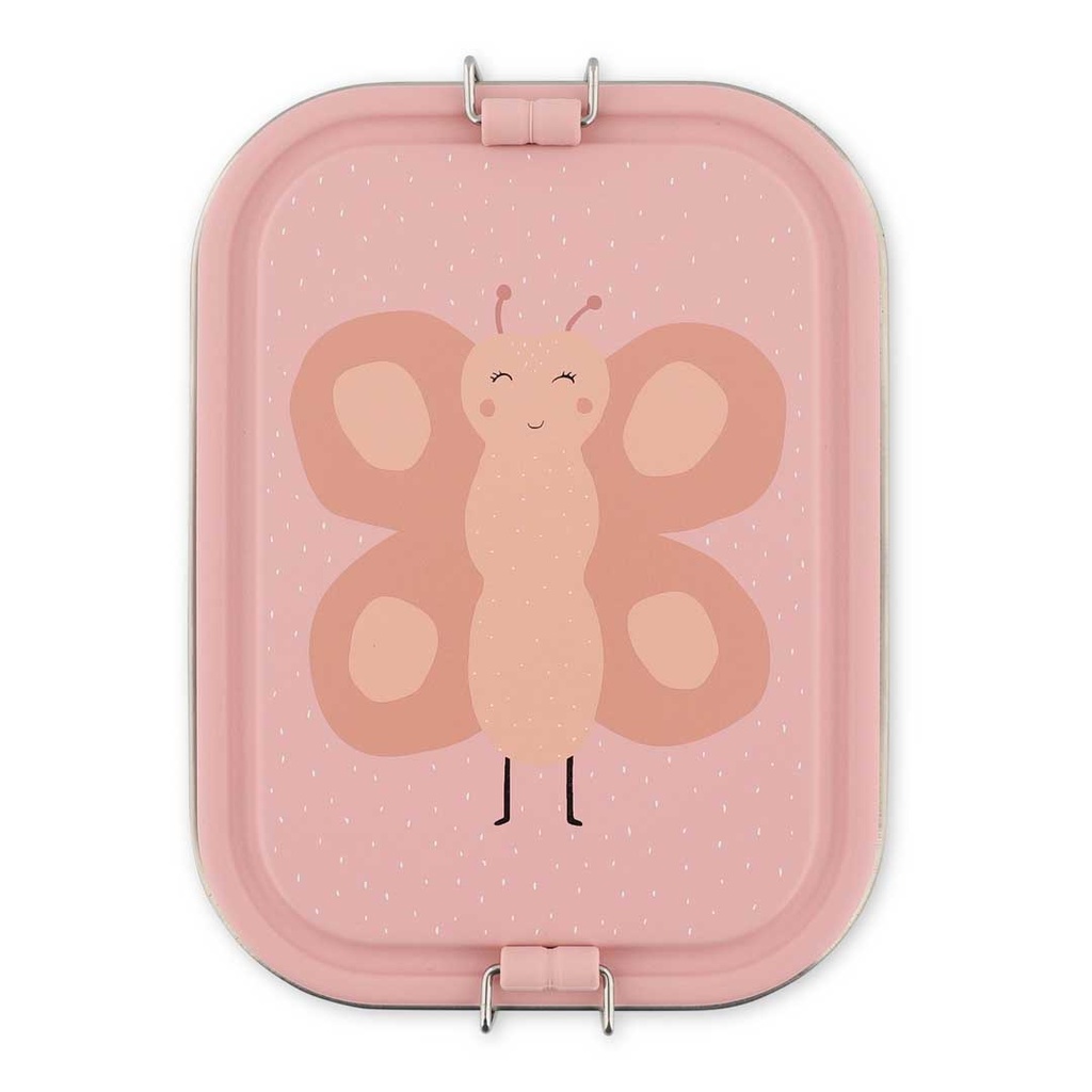 Trixie | Brooddoos Mrs. Butterfly Groot Roze 20x15x6cm