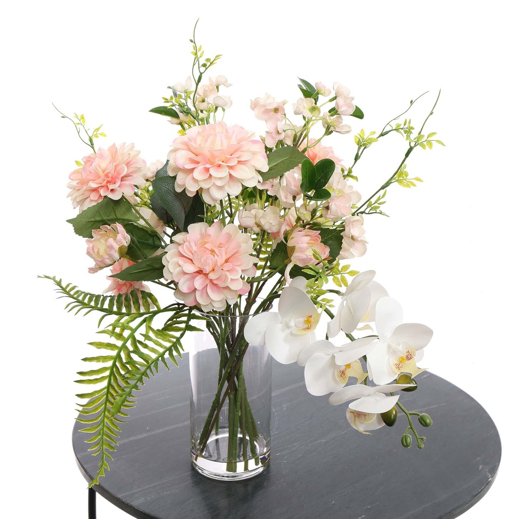 Jasaco | Sierbouquet Cordoba In Vaas Peach 50cm 