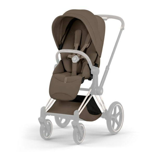 Cybex | Bekleding Inzet vr Wandelwagen Priam Style Seat Pack Coconut Brown/Dark Brown  