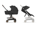 Cybex | Buggy Coÿa Comfort Set Frame Rosegold/Plooibare Draagmand/Zitbekleding Sepia Black