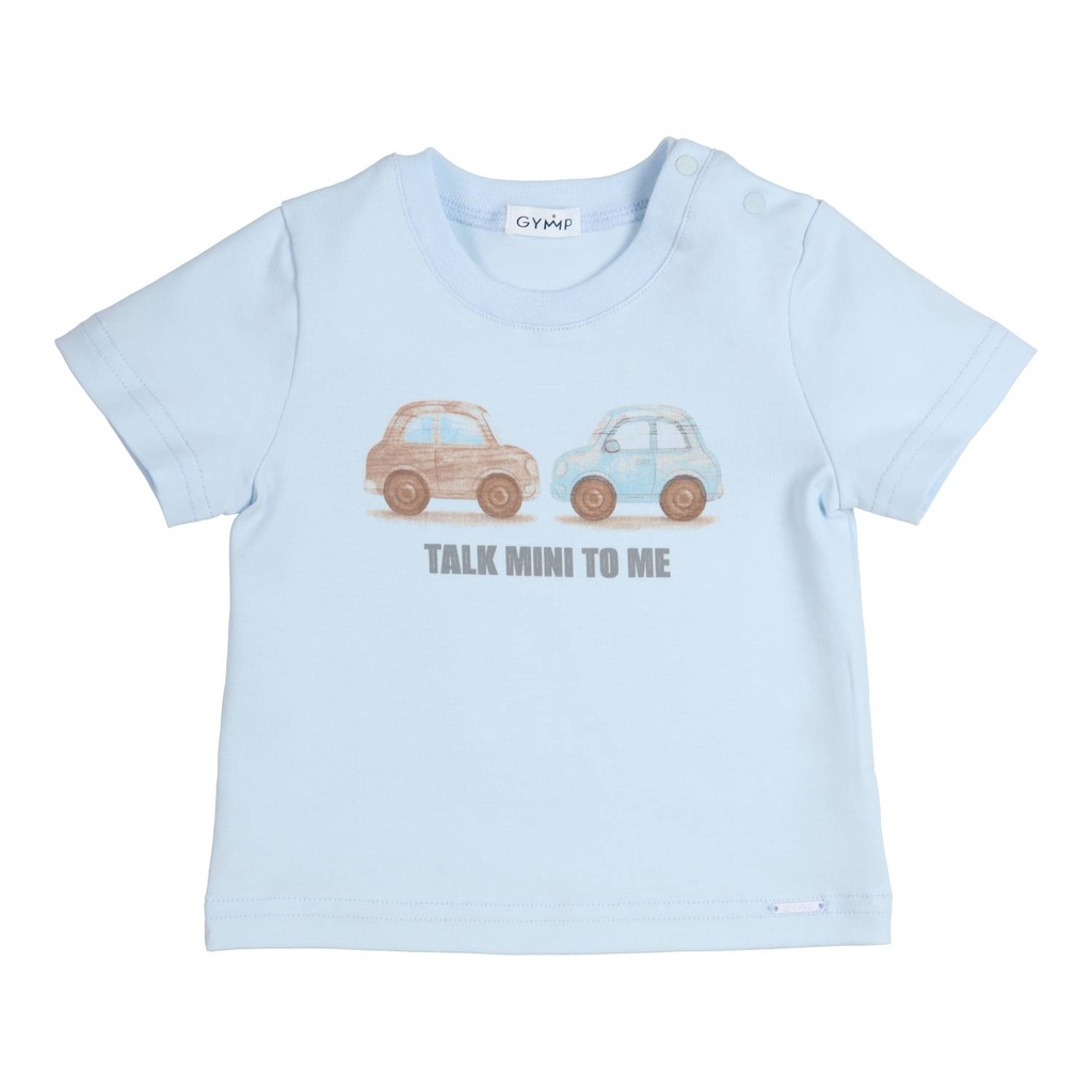 Gymp | T-shirt Boys Aerobic White Lightblue