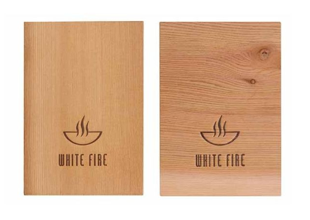 White Fire | Rookplankje Ceder Small 2-pack 
