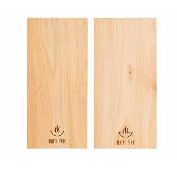 White Fire | Rookplankje Ceder Large 2-pack 