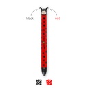 Legami | Balpen Click&Clack Ladybug Twee Kleurig Rood/Zwart