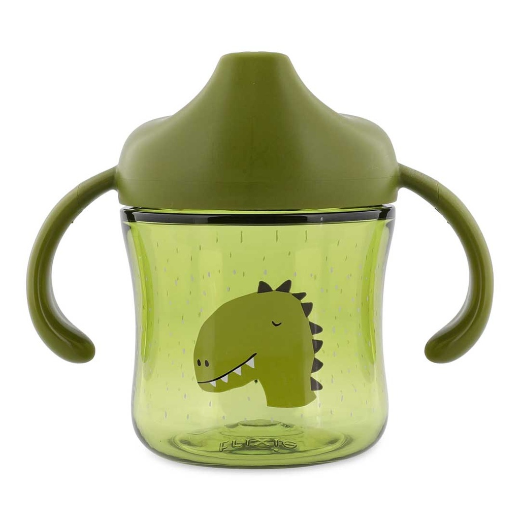 Trixie | Drinkbeker Mr. Dino Sippy Cup met Handvat en Drinktuit Groen