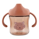 Trixie | Drinkbeker Mrs. Cat Sippy Cup met Handvat en Drinktuit Roze