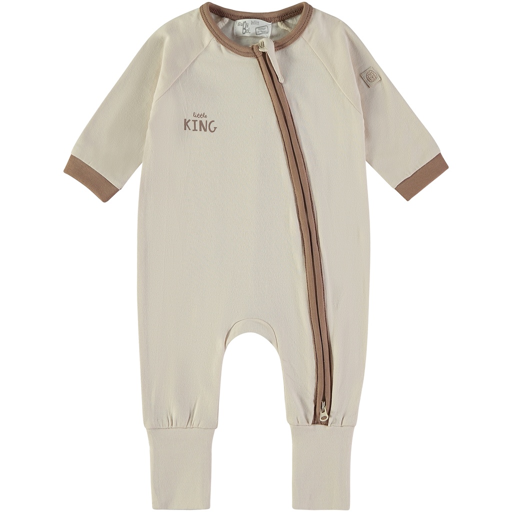 Babybol | Kruippak Boys Longsleeve Off White