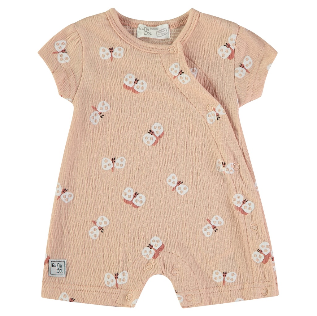 Babybol | Kruippak Girls Salmon