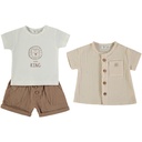 Babybol | Outfit Boys Brown 3-delig