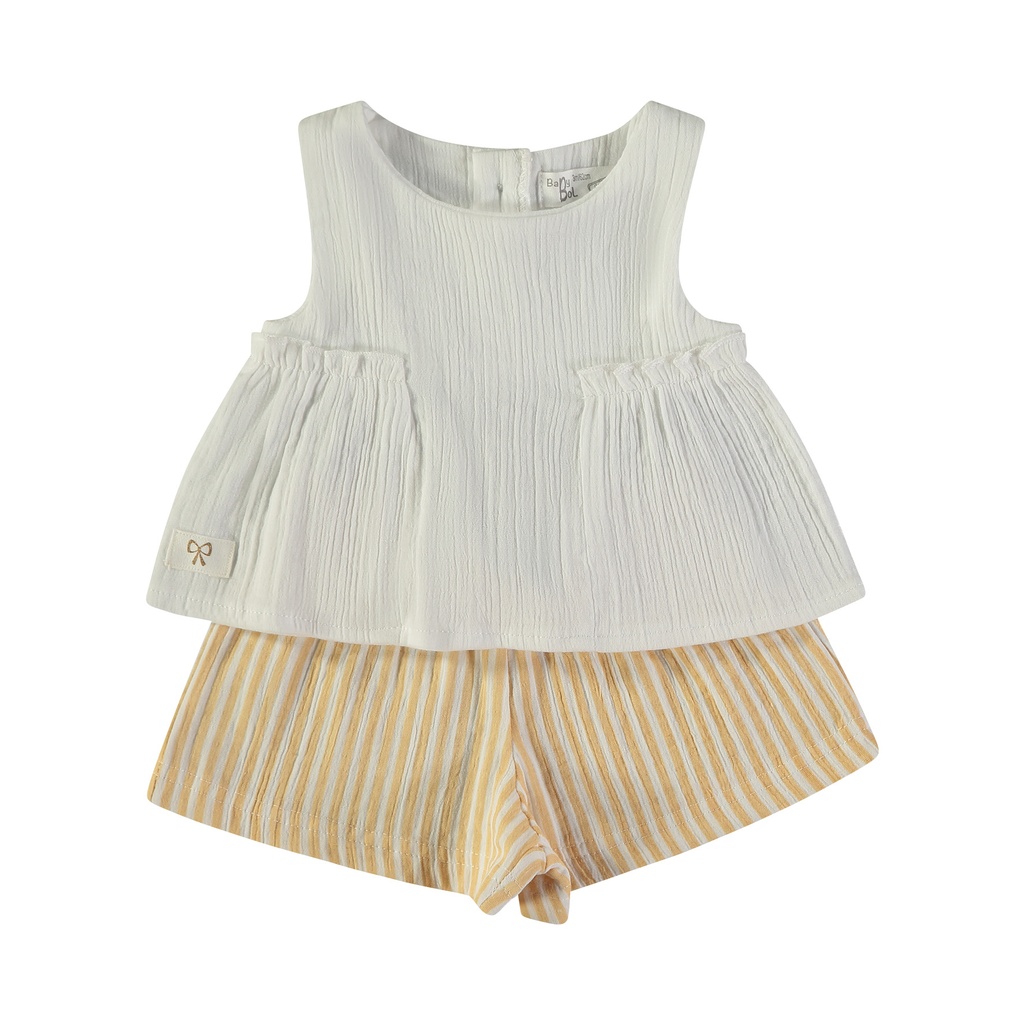 Babybol | Outfit Girls White 2-delig