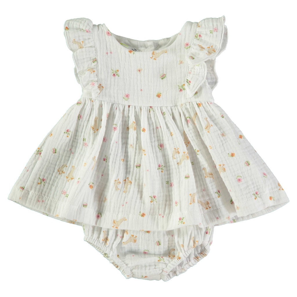 Babybol | Outfit Girls Off White 2-delig