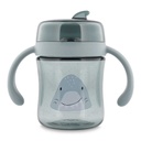 Trixie | Drinkbeker Mr. Shark 360° met Handvaten Blauwgrijs