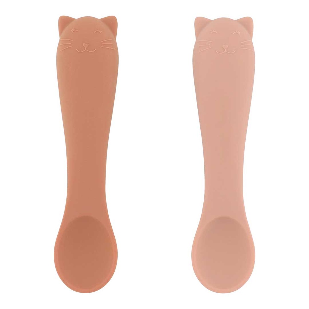 Trixie | Lepel Mrs. Cat Eerste Baby Lepel Roze 2-pack