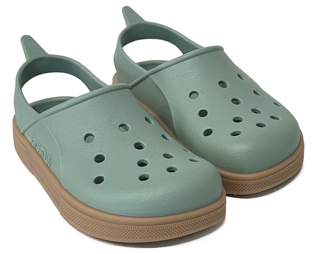 Boatilus | Sandalen Cloggy Pastel Green/Beige