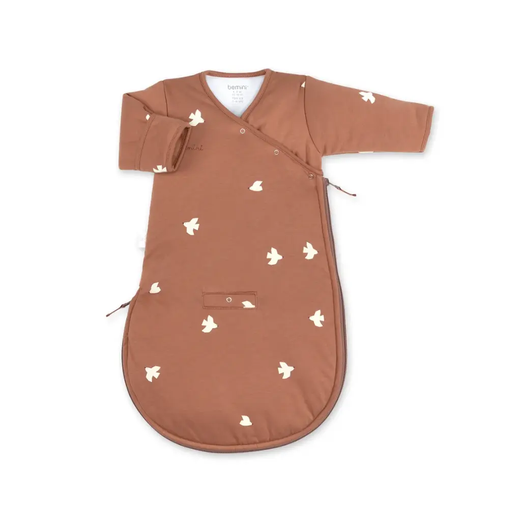 Bemini | Slaapzak Magic Bag Pady Jersey 2.5TOG Piuma Moka Bruin 1-4M