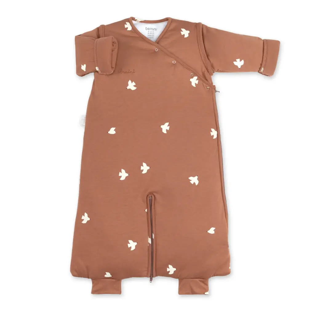Bemini | Slaapzak Magic Bag Pady Jersey 2.5TOG Piuma Moka Bruin 4-12M