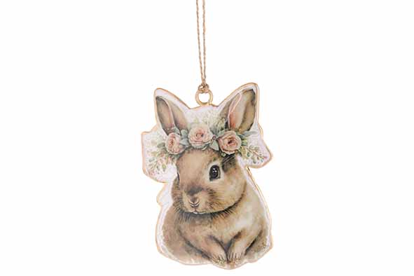 Cosy & Trendy | Hangfiguur Konijn Beige 6x10cm