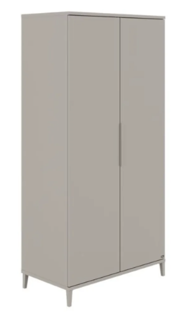 Yuny | Kast Brother Stu 2-deurs Taupe 94,7x194,5x52,4cm