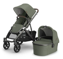 Uppababy | Wandelwagen Vista V3 incl. Draagmand Evelyn Meadow Green