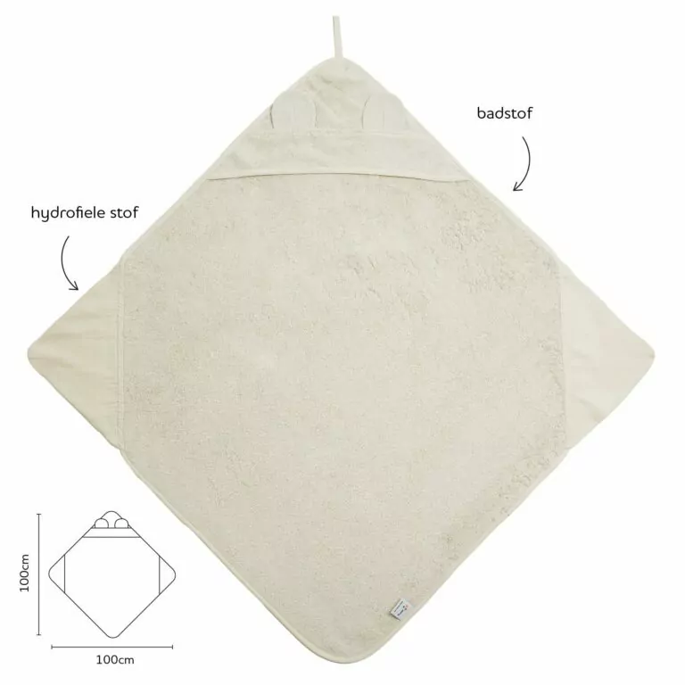 Nifty | Badcape 2in1 Vanilla 100x100cm