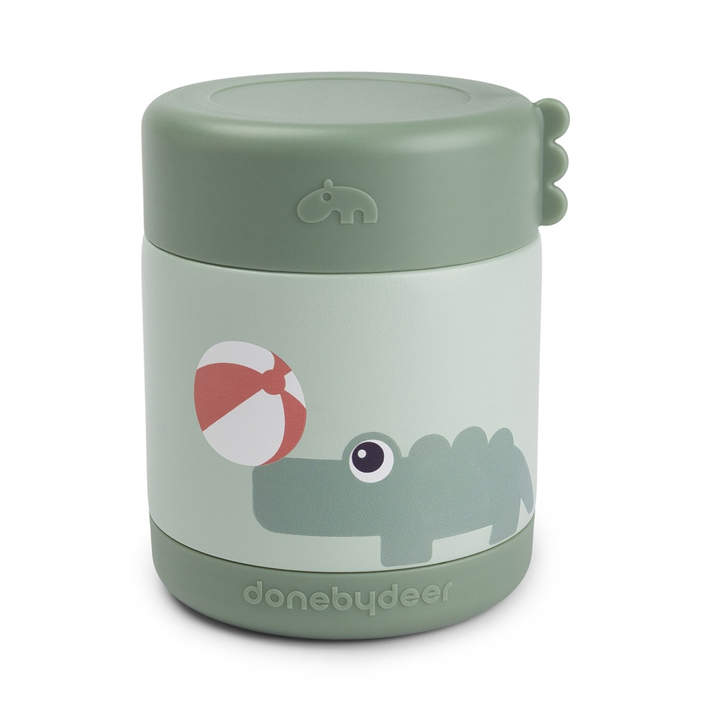 Done by Deer | Thermos Playground Food Jar Green 300ml