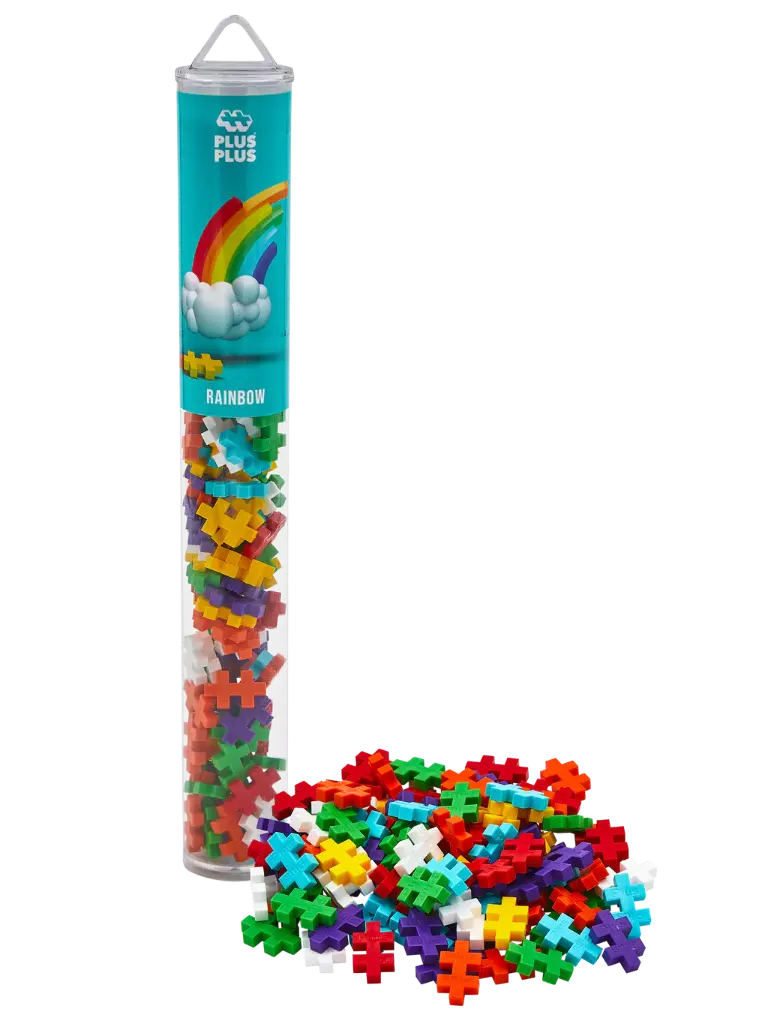 Plus-Plus | Educatief Speelgoed Regenboog Bouwstukjes Kleurenmix 100-delig