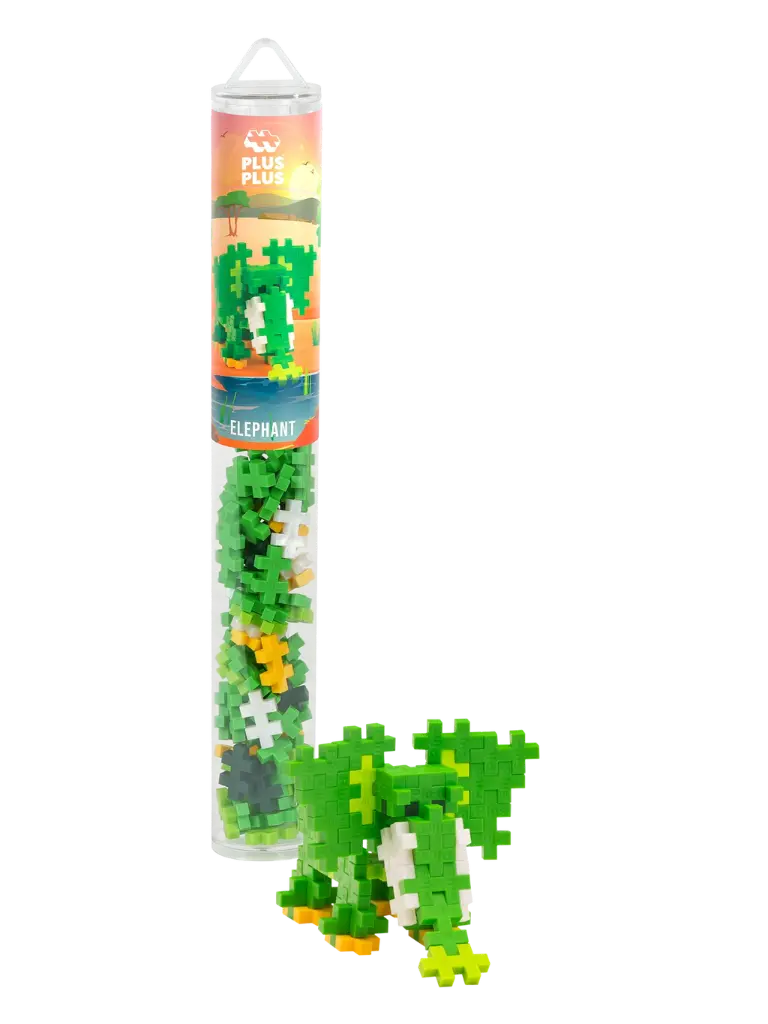 Plus-Plus | Educatief Speelgoed Elephant Bouwstukjes 100-delig