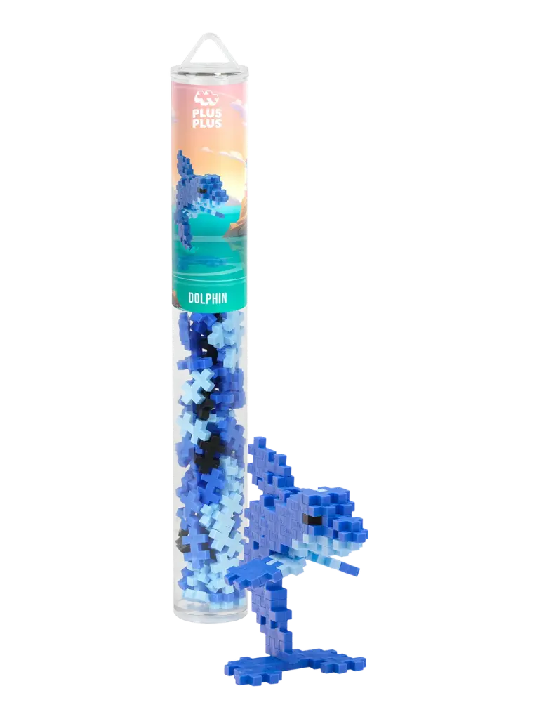 Plus-Plus | Educatief Speelgoed Dolfijn Bouwstukjes 100-delig
