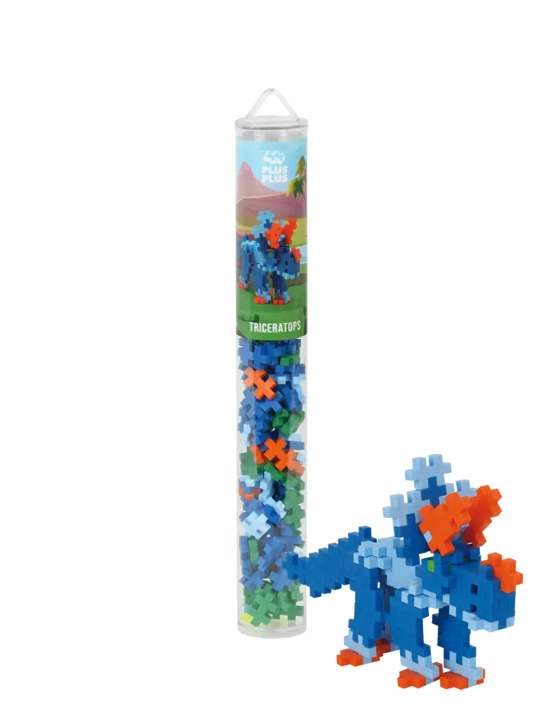 Plus-Plus | Educatief Speelgoed Triceratops Bouwstukjes 100-delig