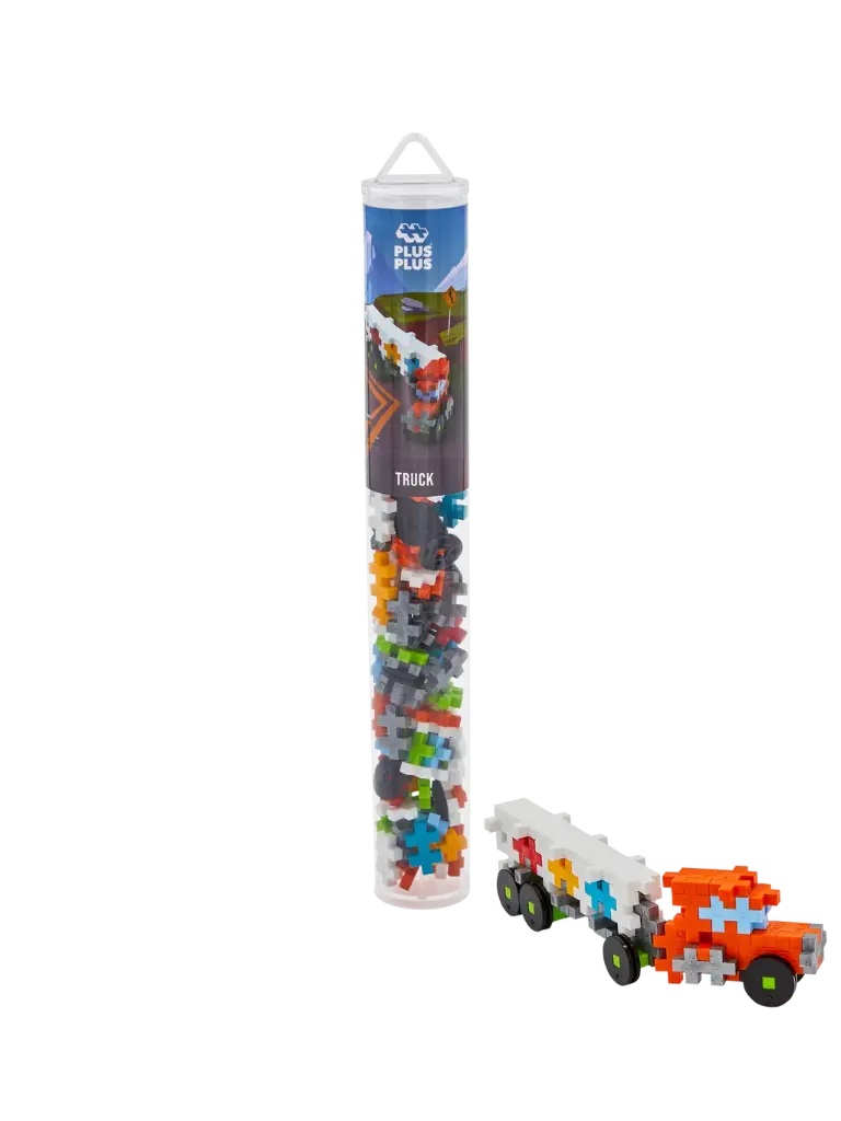PlusPlus | Educatief Speelgoed Vrachtwagen Bouwstukjes 100-delig