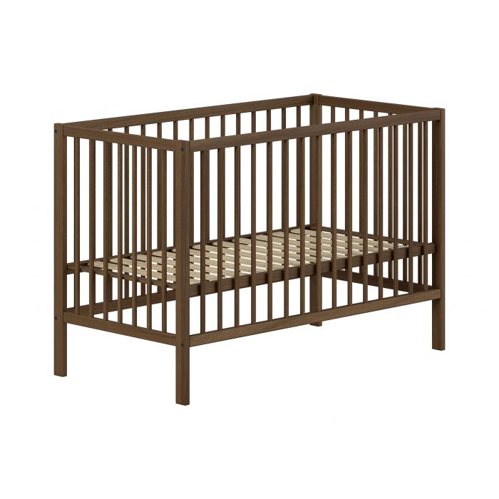 Jaxx Furniture | Bed Dino Walnut incl. Bodem 60x120cm