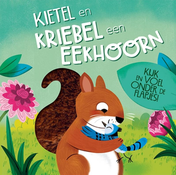 De Lantaarn | Boek Kijk En Voel - "Kietel en Kriebel een Eekhoorn"