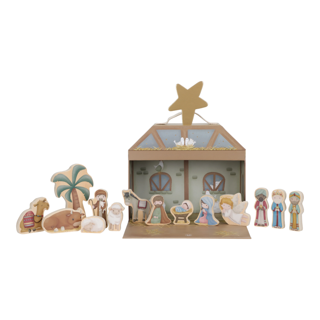 Little Dutch | Speelkoffer Kerststal 
