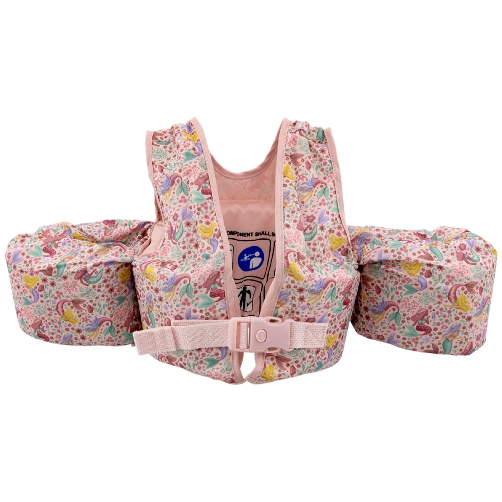 Little Dutch | Zwemvest Dreamy Mermaid Paddle Pal Roze 3-6Y