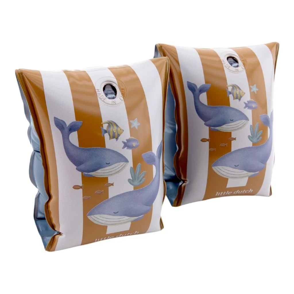 Little Dutch | Zwembandjes Ocean World Bruin 2-delig