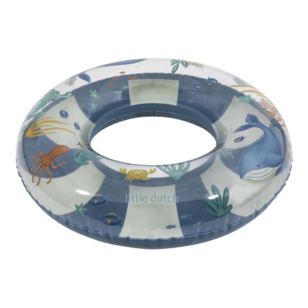 Little Dutch | Zwemband Ocean World Blauw Ø50cm