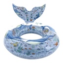 Little Dutch | Zwemband Ocean World Zwemring met Staart Blauw Ø91cm