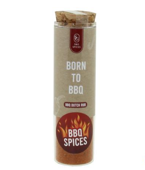 S&G | Kruiden BBQ Dutch Rub Born To BBQ Kruidenbuisje 20gr