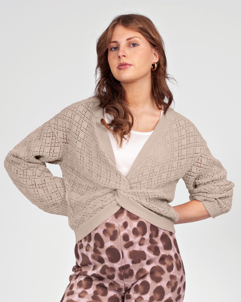 Love2wait | Cardigan Zinzi Sand